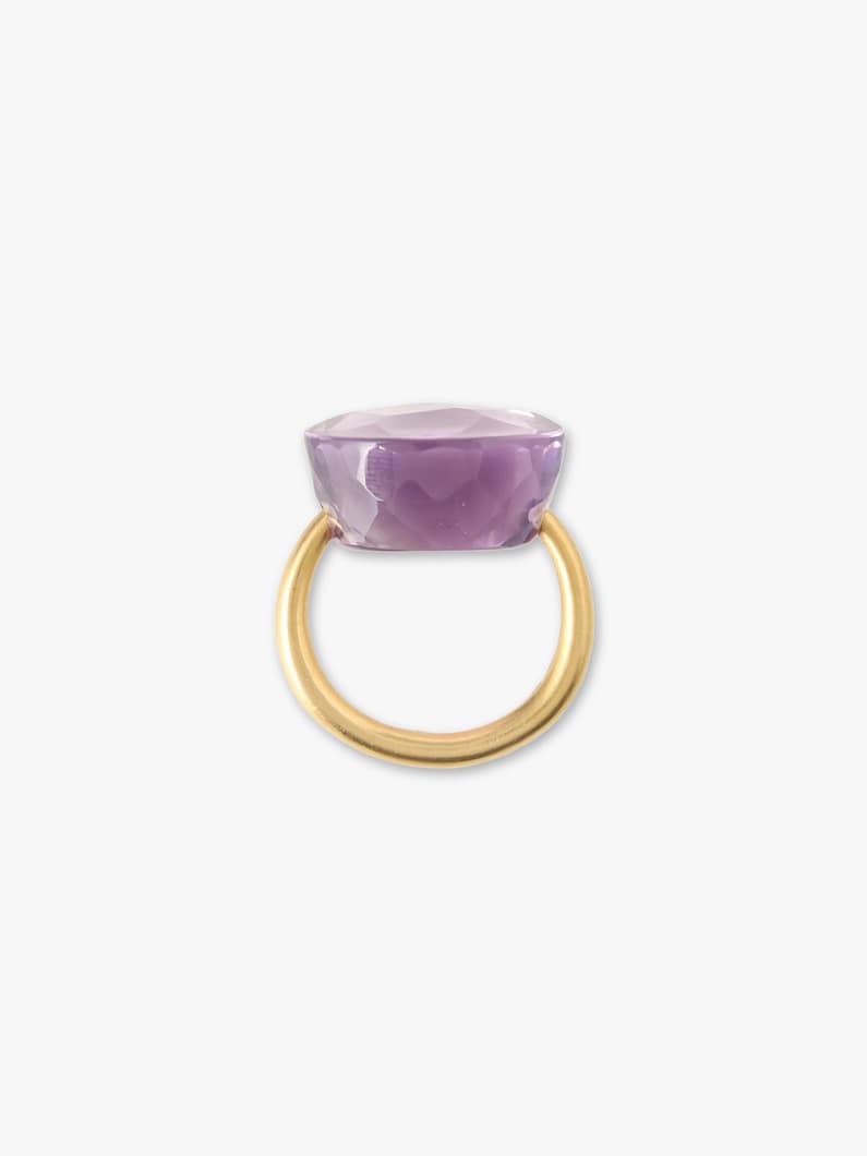 Cabochon Ring (amethyst) 詳細画像 gold 3