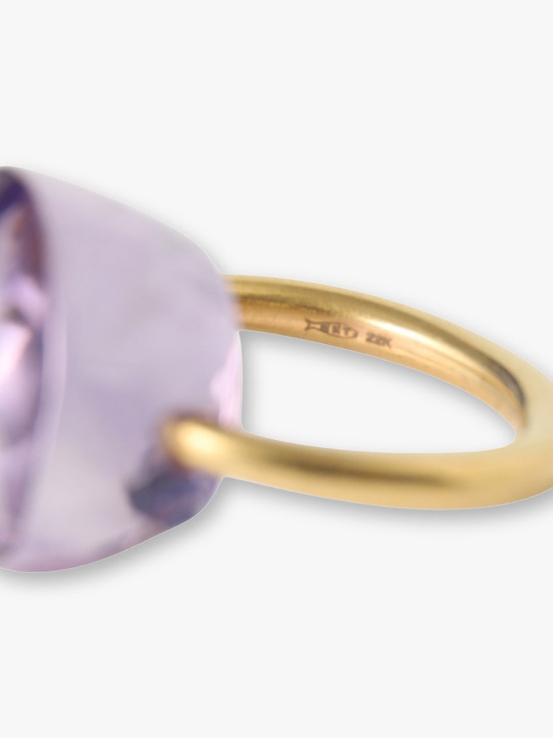 Cabochon Ring (amethyst) 詳細画像 gold 4