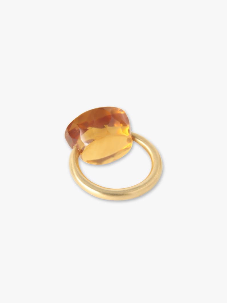 Cabochon Ring (citrine) 詳細画像 gold 2