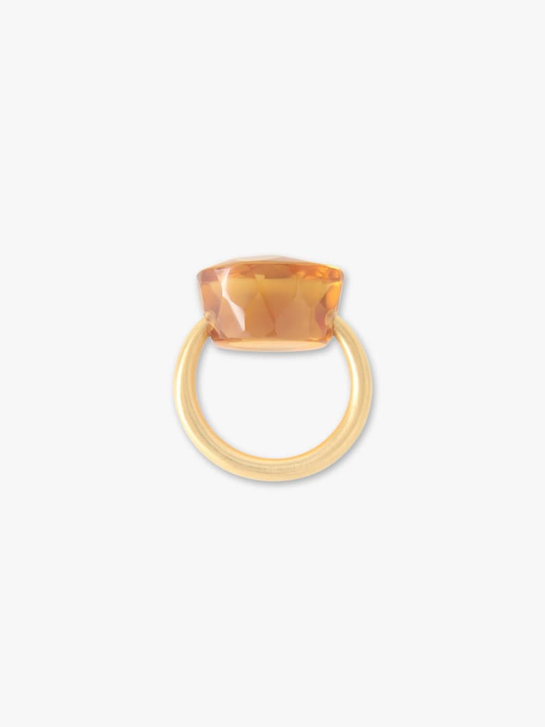 Cabochon Ring (citrine) 詳細画像 gold 3