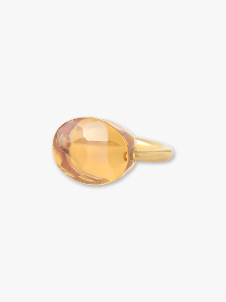 Cabochon Ring (citrine) 詳細画像 gold 3