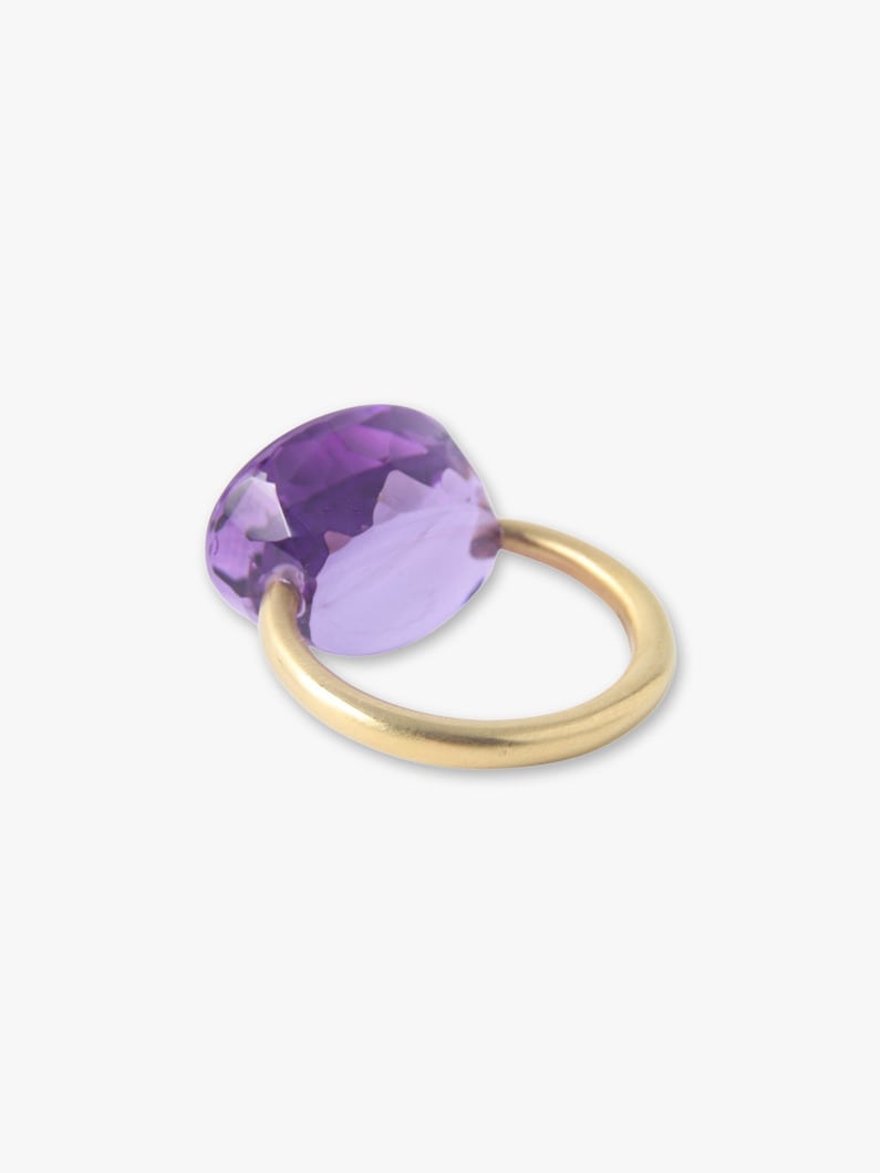 Cabochon Ring (amethyst/22.2ct) 詳細画像 gold 2