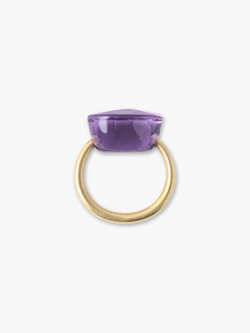 Cabochon Ring (amethyst/22.2ct) 詳細画像 gold 3