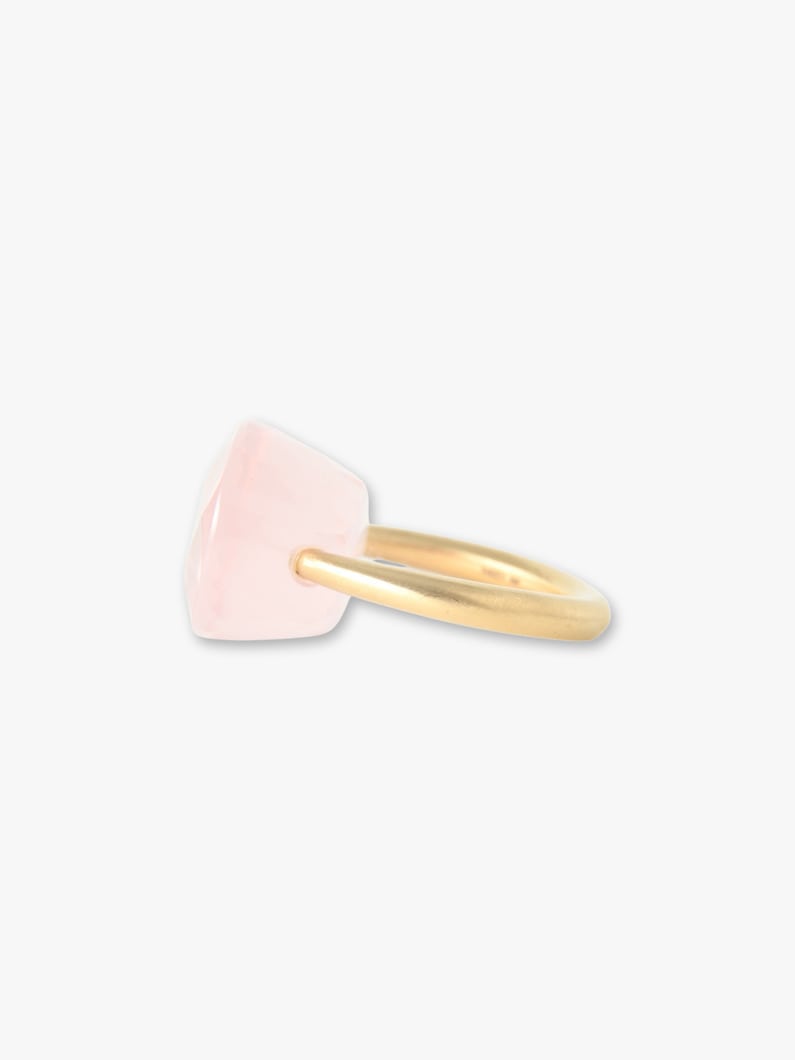 Cabochon Ring (rose quartz) 詳細画像 gold 1