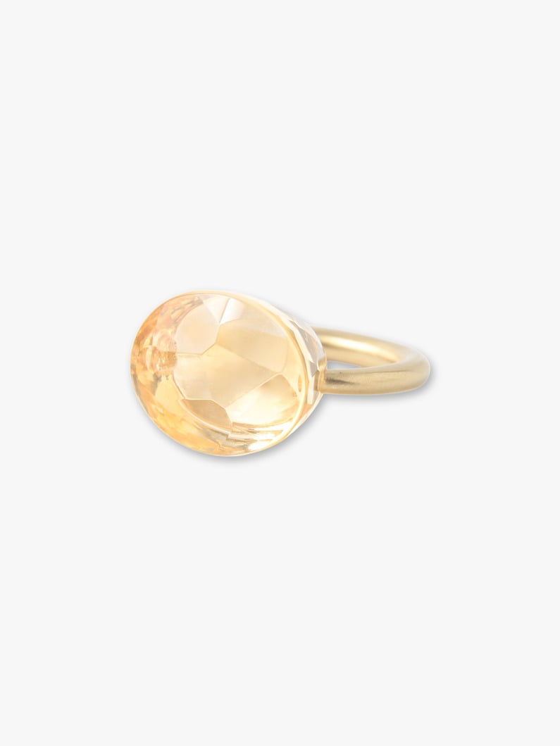 Cabochon Ring (citrine/22.96ct) 詳細画像 gold 1