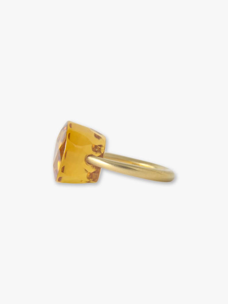 Cabochon Ring (citrine/23.1ct) | リング 詳細画像 gold 1