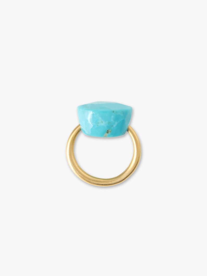 Cabochon Ring (turquoise) 詳細画像 gold 3