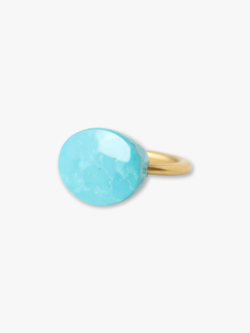 Cabochon Ring (turquoise) 詳細画像 gold 1