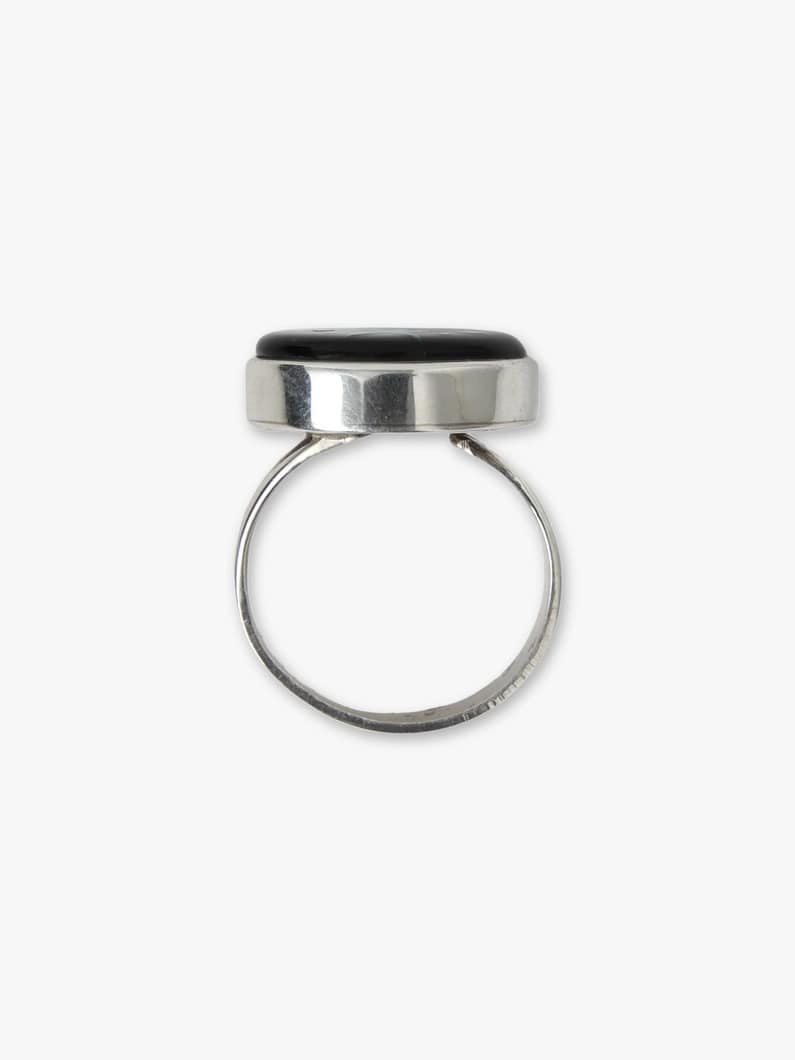 ナイトセレモニー スモールラウンド リング 詳細画像 black 3