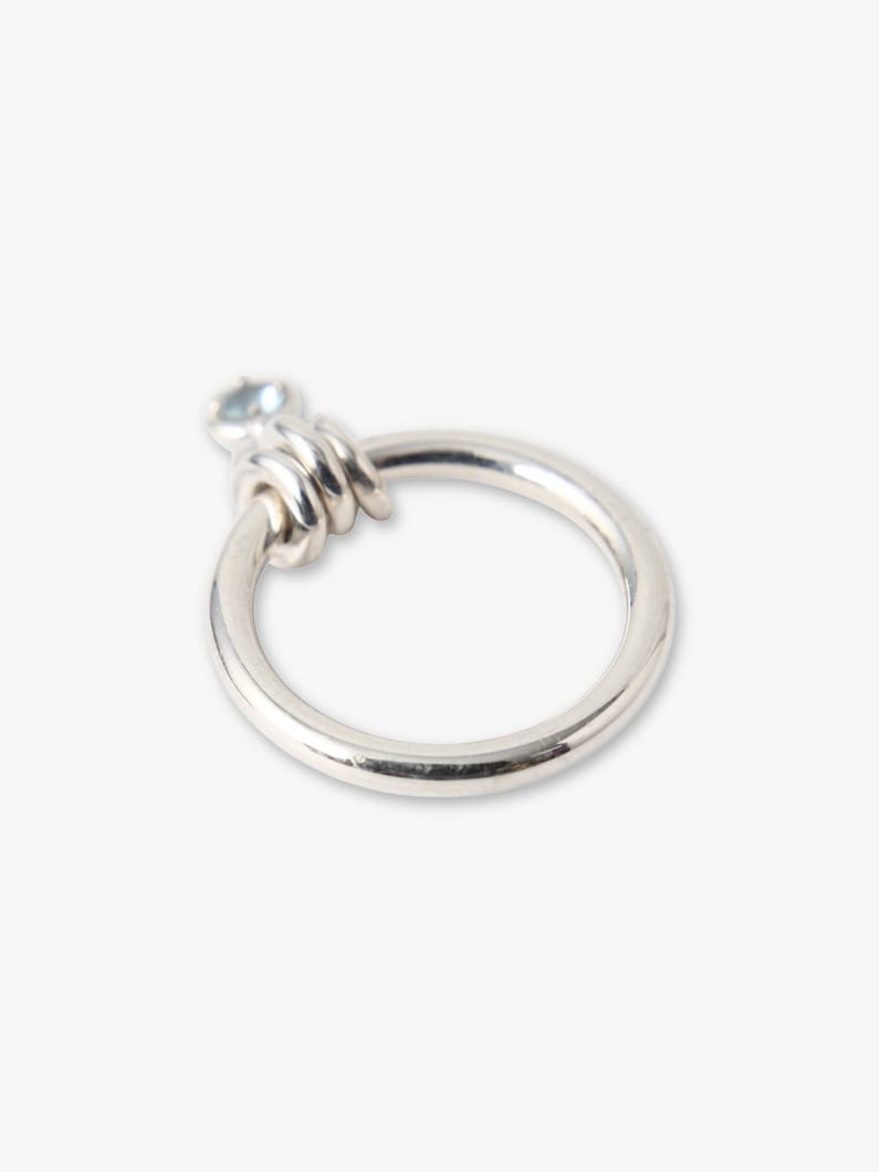 ピア シルバー リング（アクアマリン） 詳細画像 other 2