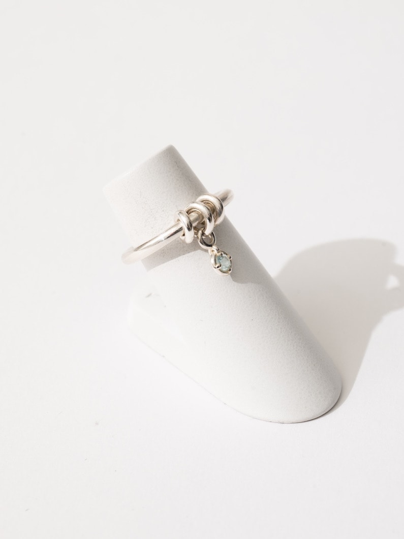 ピア シルバー リング（アクアマリン） 詳細画像 other 2