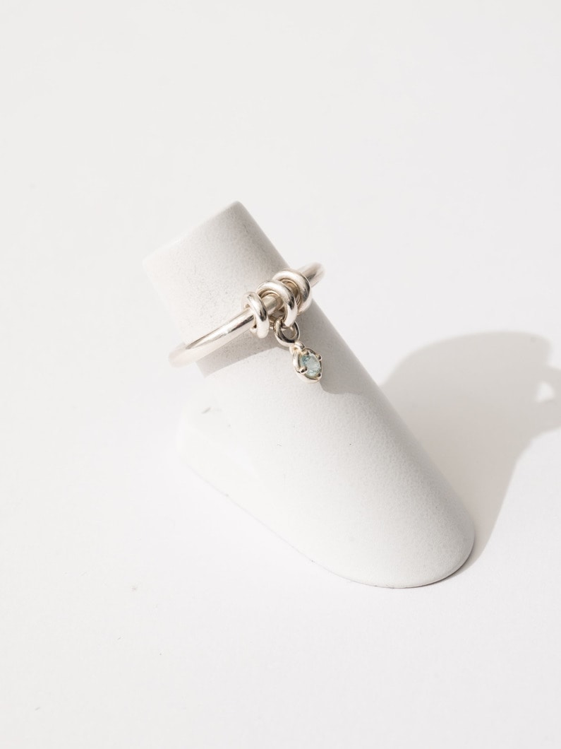 ピア シルバー リング（アクアマリン） 詳細画像 other 4