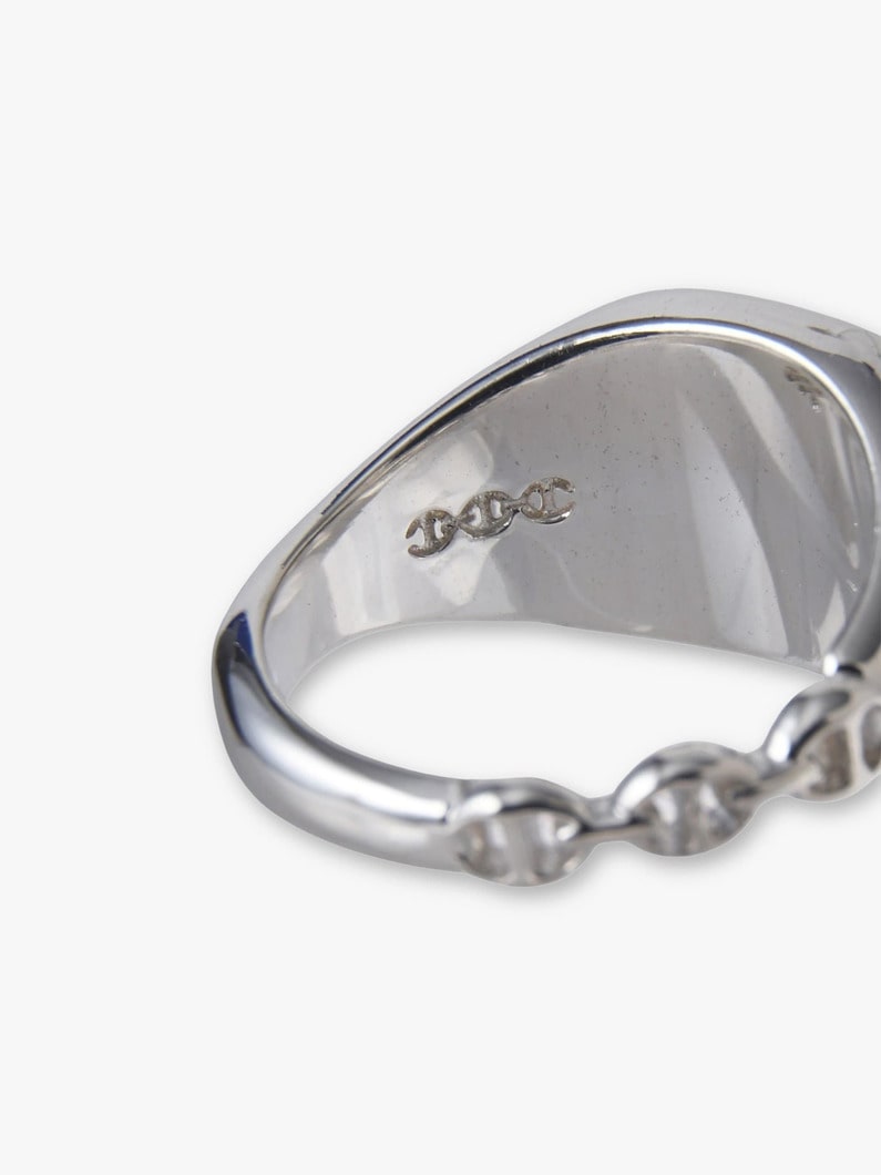 レクタングル シグネット リング 詳細画像 silver 5