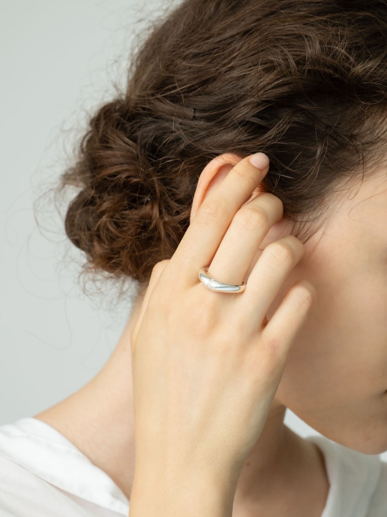 デザート ダイヤモンド Ｖ リング（シルバー） 詳細画像 silver 2