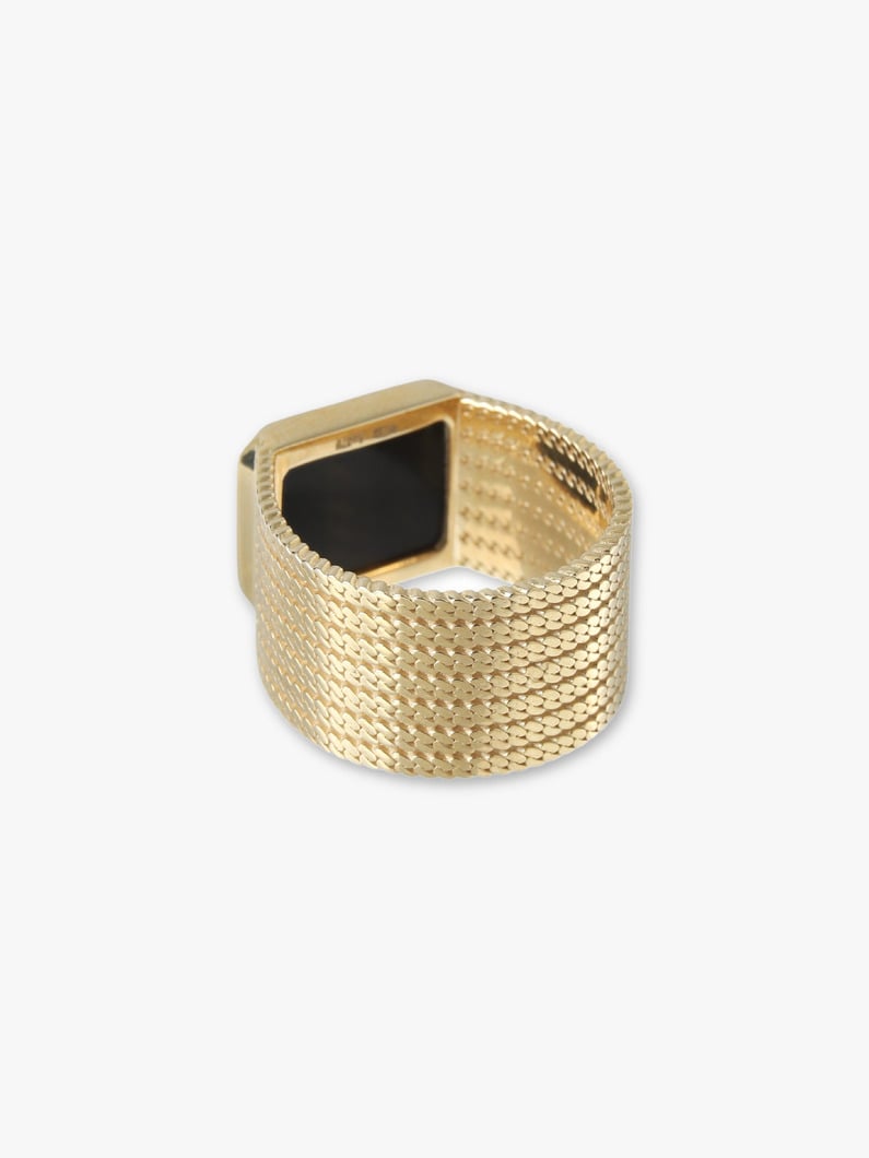 アントン リング（オニキス） 詳細画像 yellow gold 3