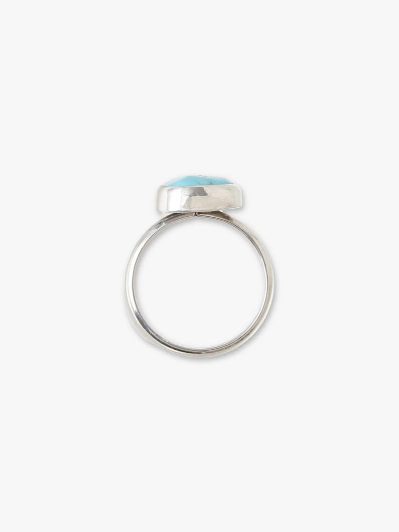 ターコイズ ベゼルセット リング 詳細画像 turquoise 3