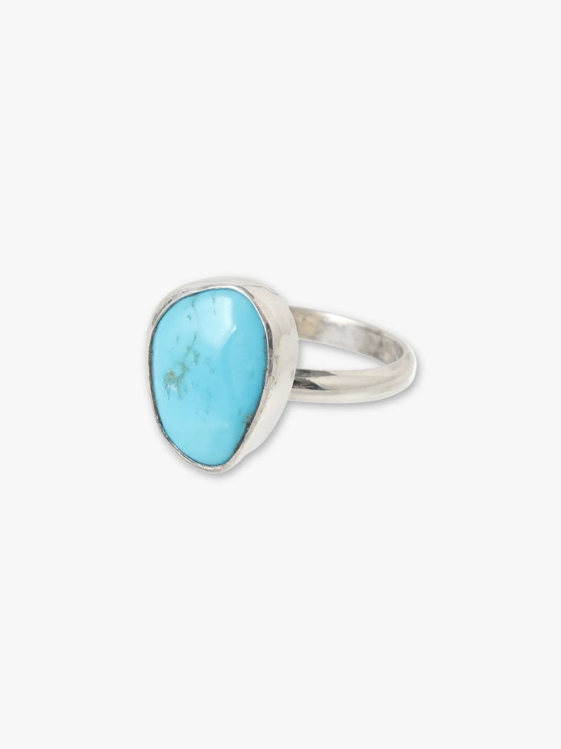 ターコイズ ベゼルセット リング 詳細画像 turquoise 1