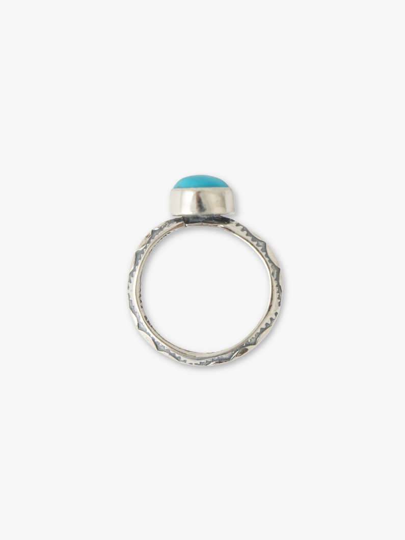 エングレイブド ターコイズ リング 詳細画像 turquoise 3