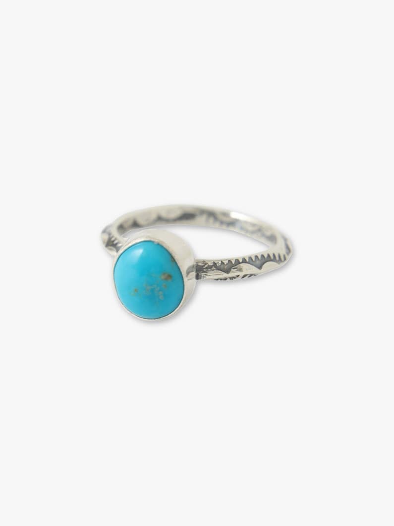 エングレイブド ターコイズ リング 詳細画像 turquoise 1