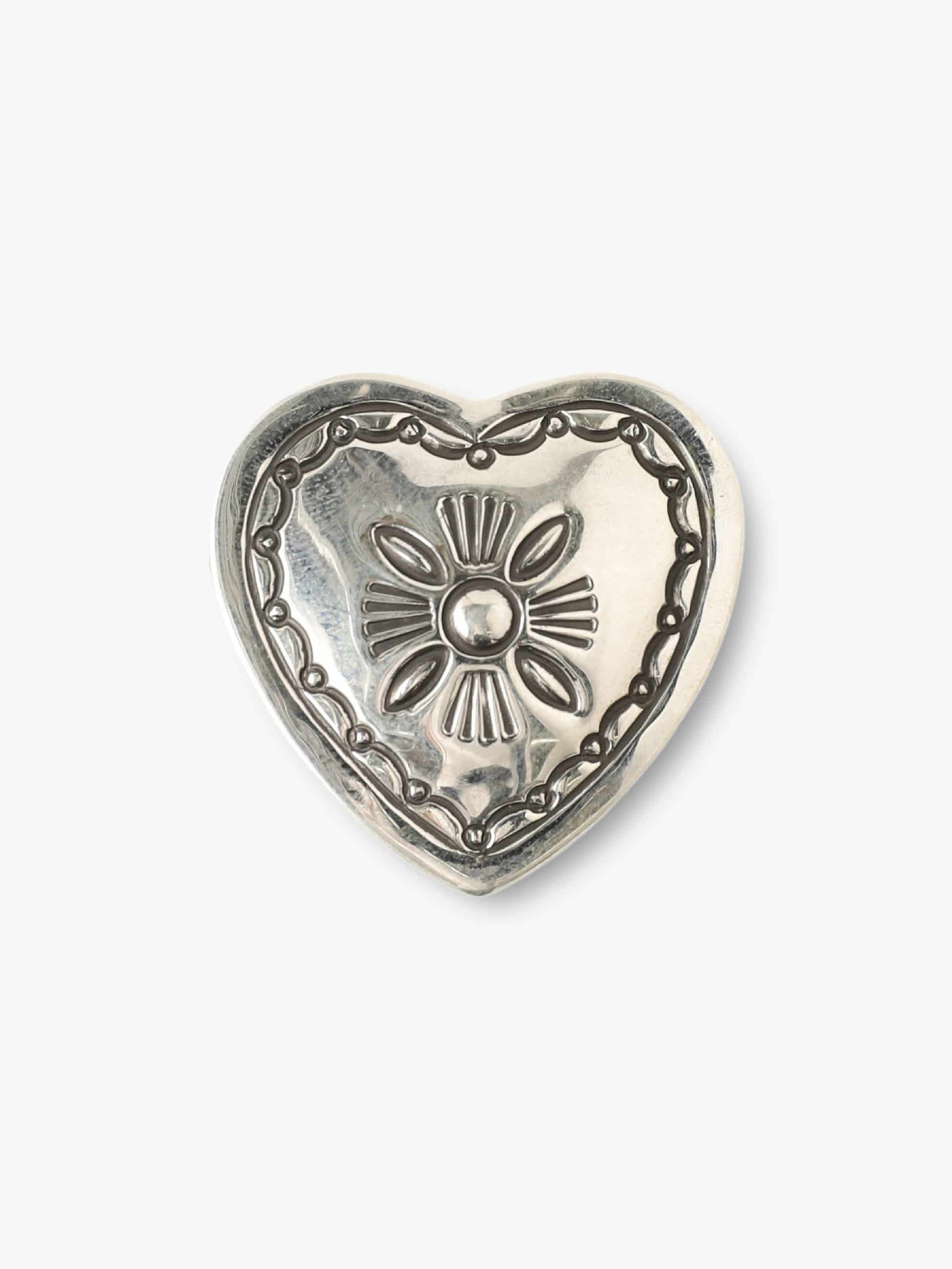 harpo Silver Heart Brooch ロンハーマン - ブローチ/コサージュ