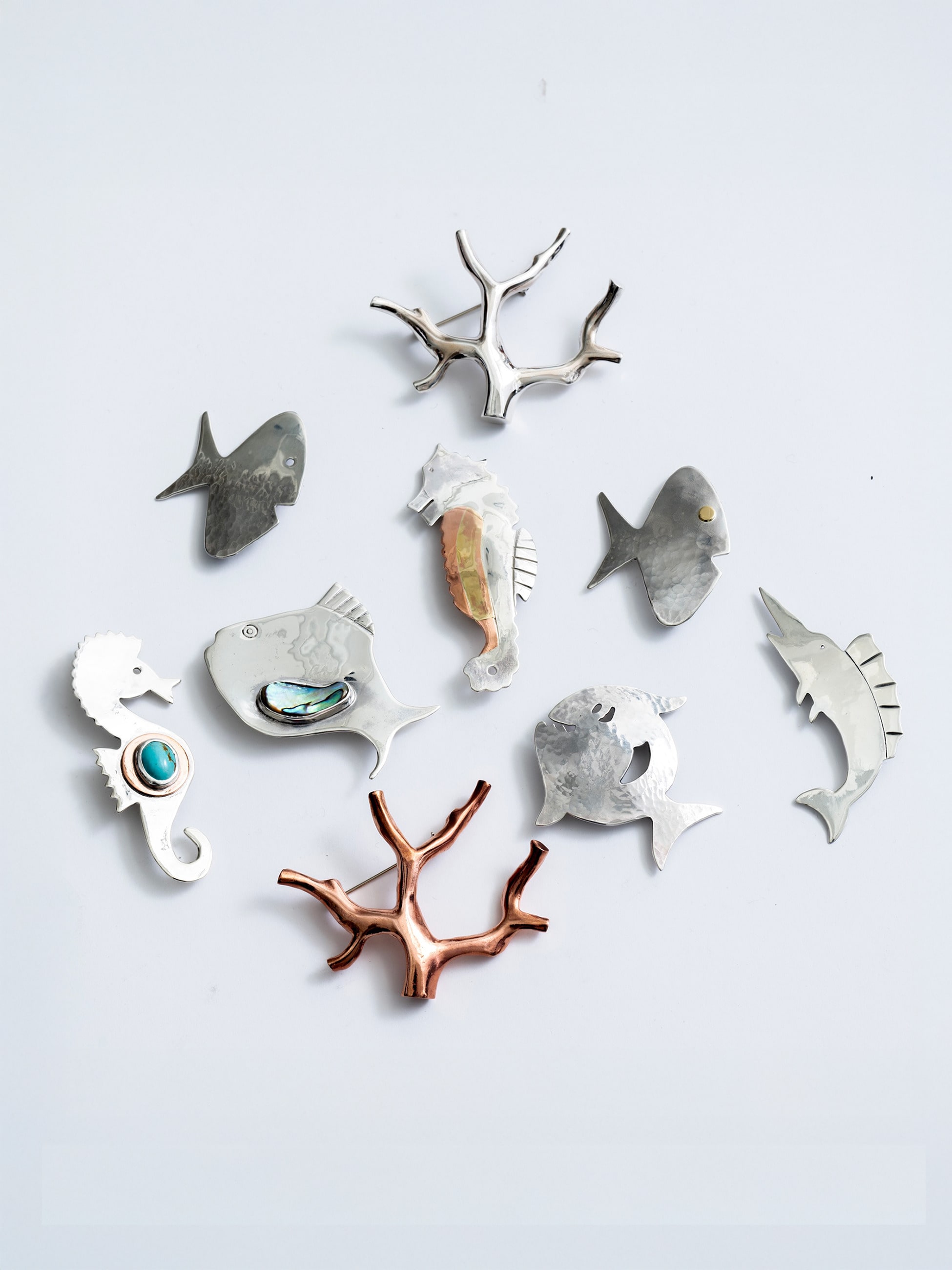 フィッシュ ブローチ（No.3）｜Folk/N(フォーク バイ エヌ)｜Ron