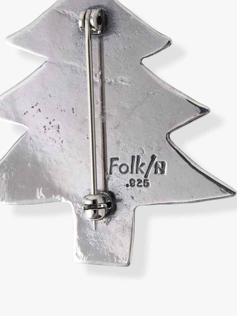 クリスマスツリー ブローチ 詳細画像 silver 2