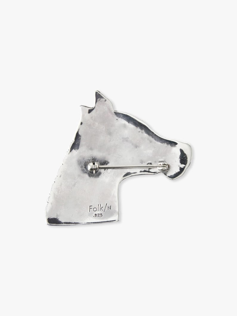 ホース ブローチ 詳細画像 silver 1