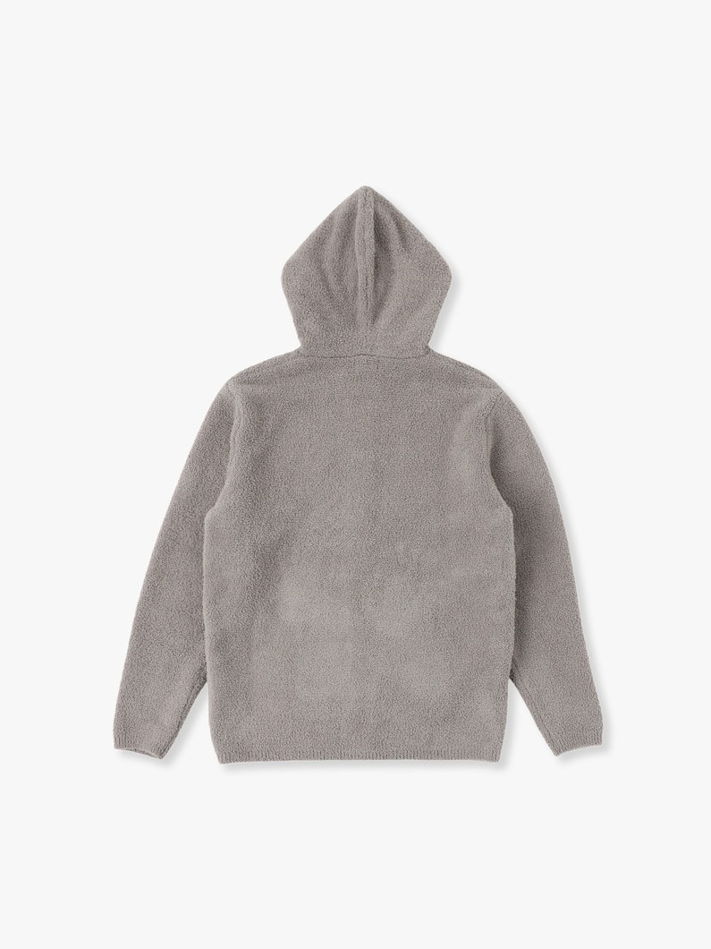Double Jacquard Solid Hoodie 詳細画像 gray 1