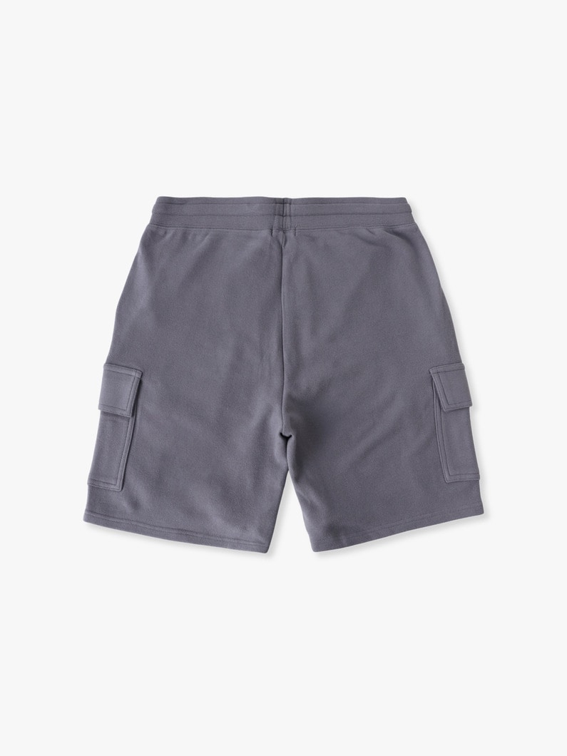 ブラッシュ フリース カーゴ ショーツ 詳細画像 silver 1