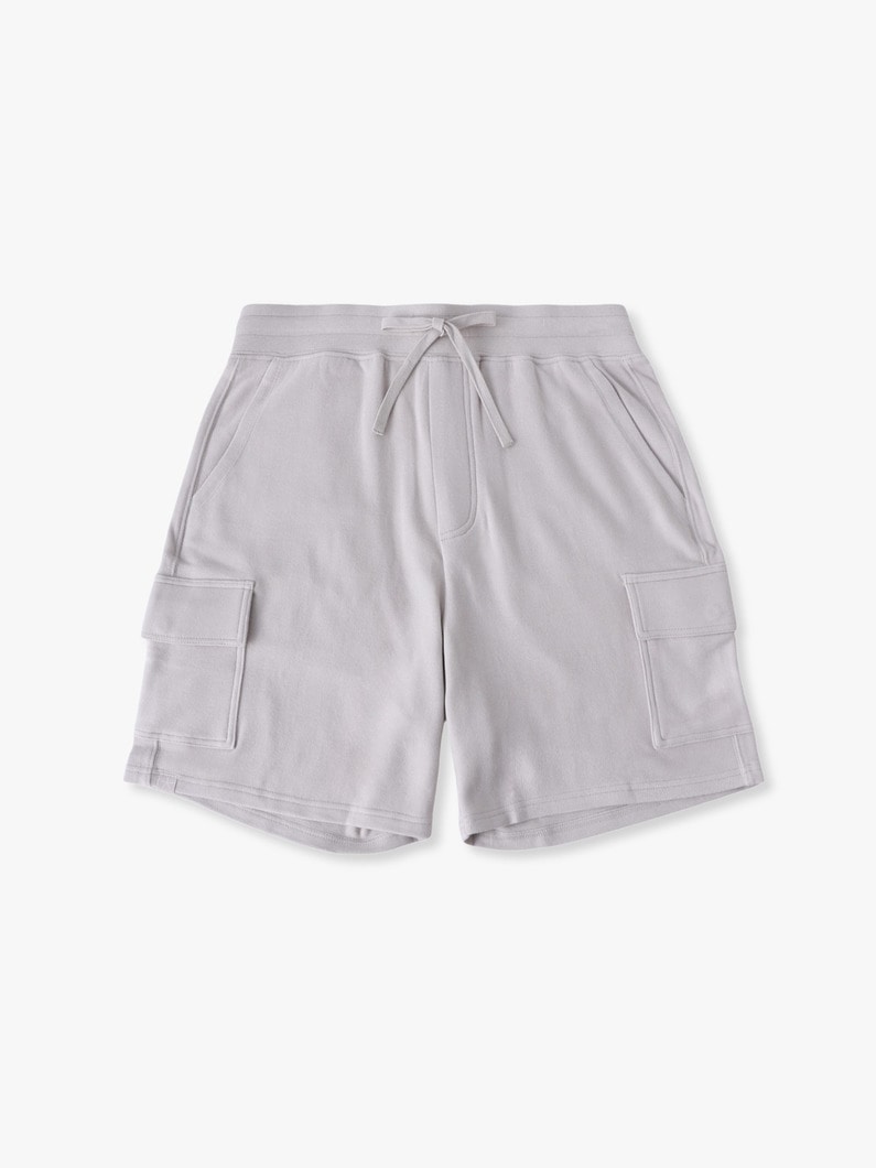 ブラッシュ フリース カーゴ ショーツ 詳細画像 silver 1