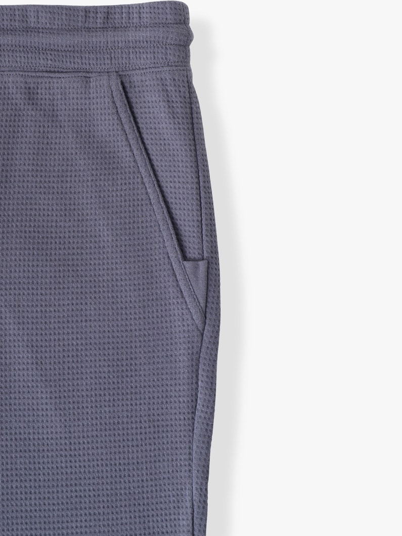 ワッフルニット ジョガーパンツ 詳細画像 charcoal gray 2