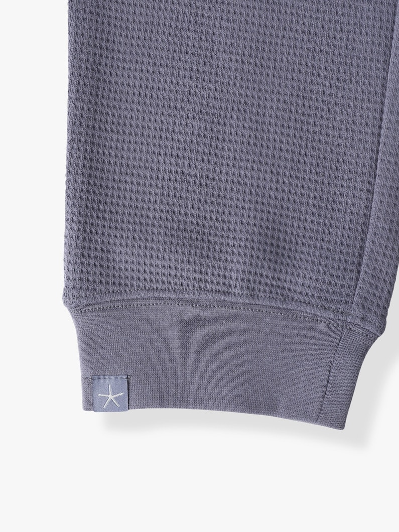 ワッフルニット ジョガーパンツ 詳細画像 charcoal gray 3