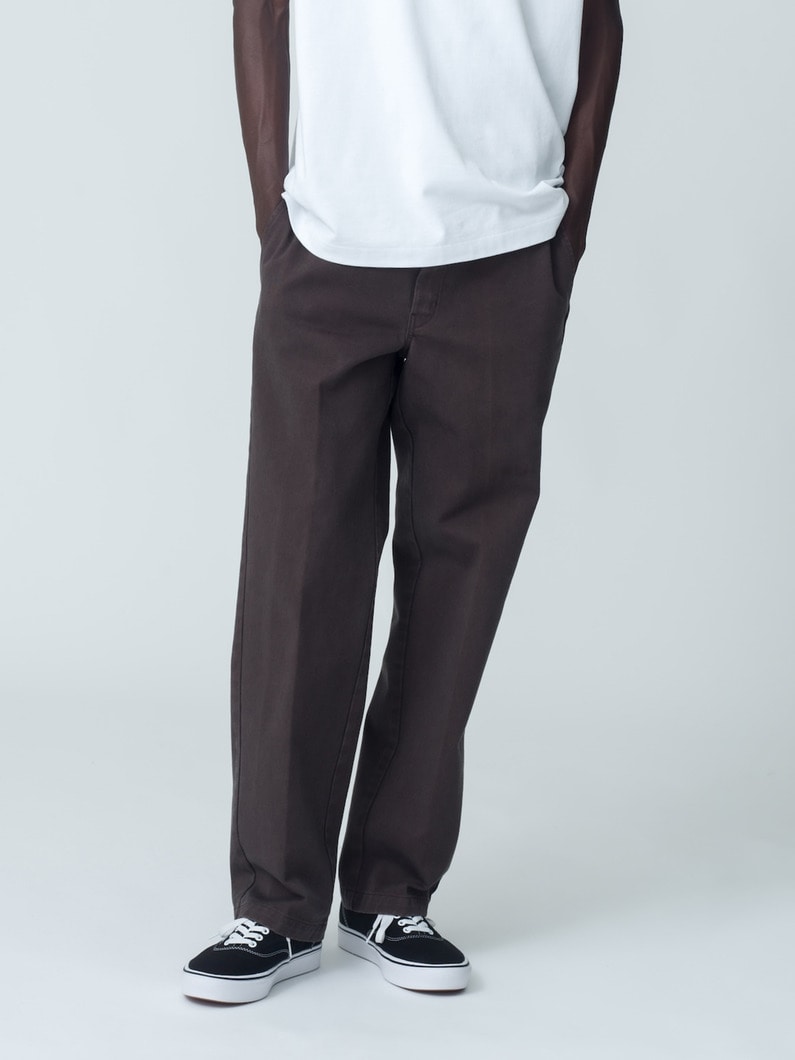 Organic Cotton Tapered Fit Pants 詳細画像 brown