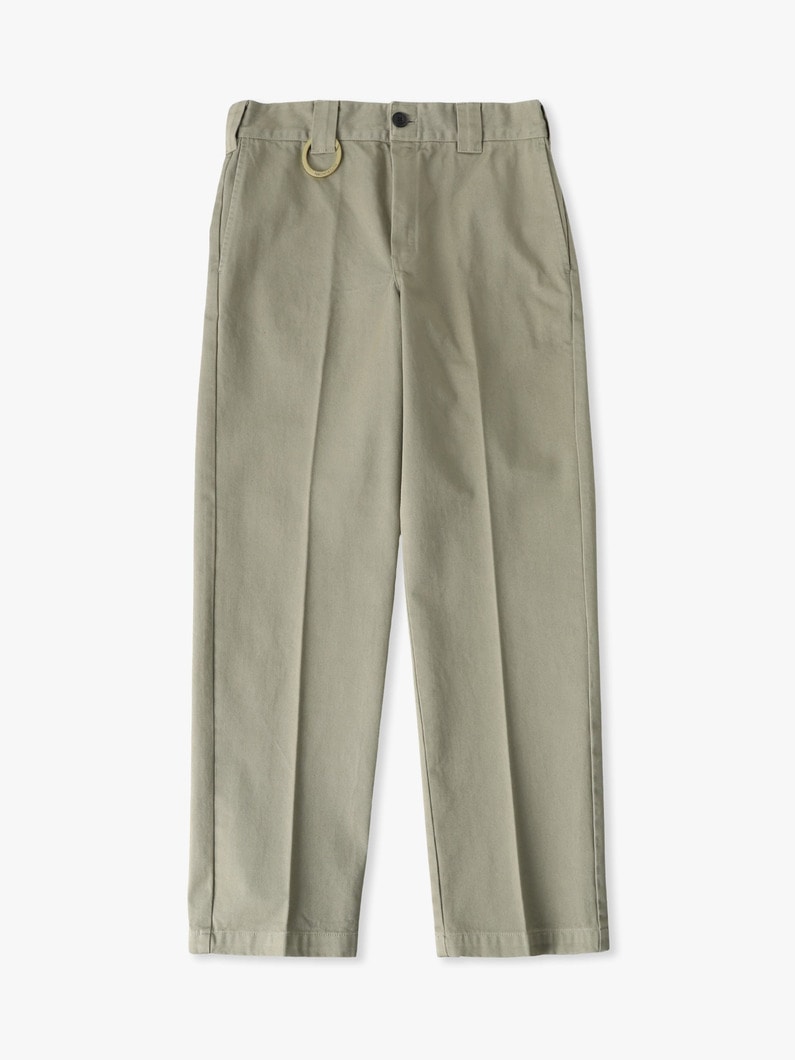 オーガニックコットン テーパードパンツ 詳細画像 khaki 4