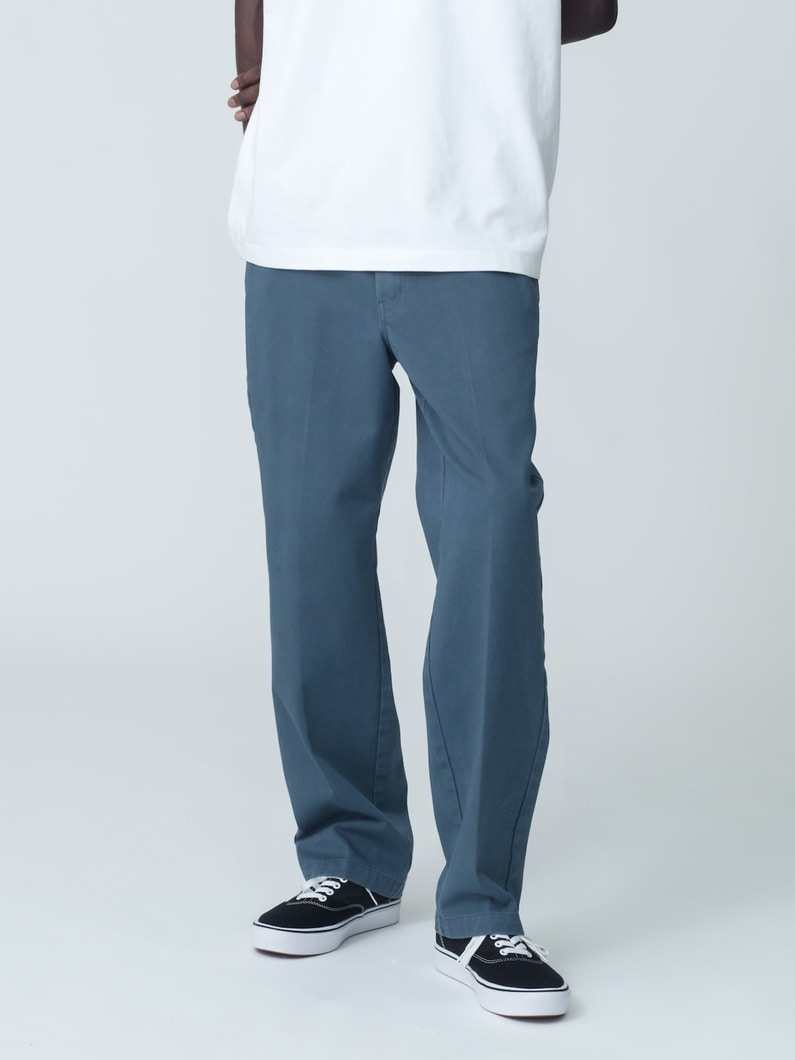 Organic Cotton Tapered Fit Pants 詳細画像 blue