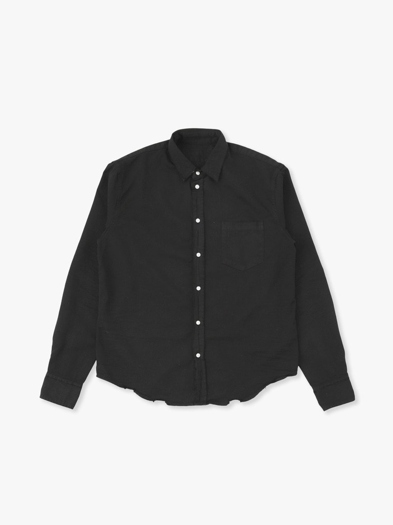 ルーク インディゴウォッシュド デニムシャツ 詳細画像 black 4