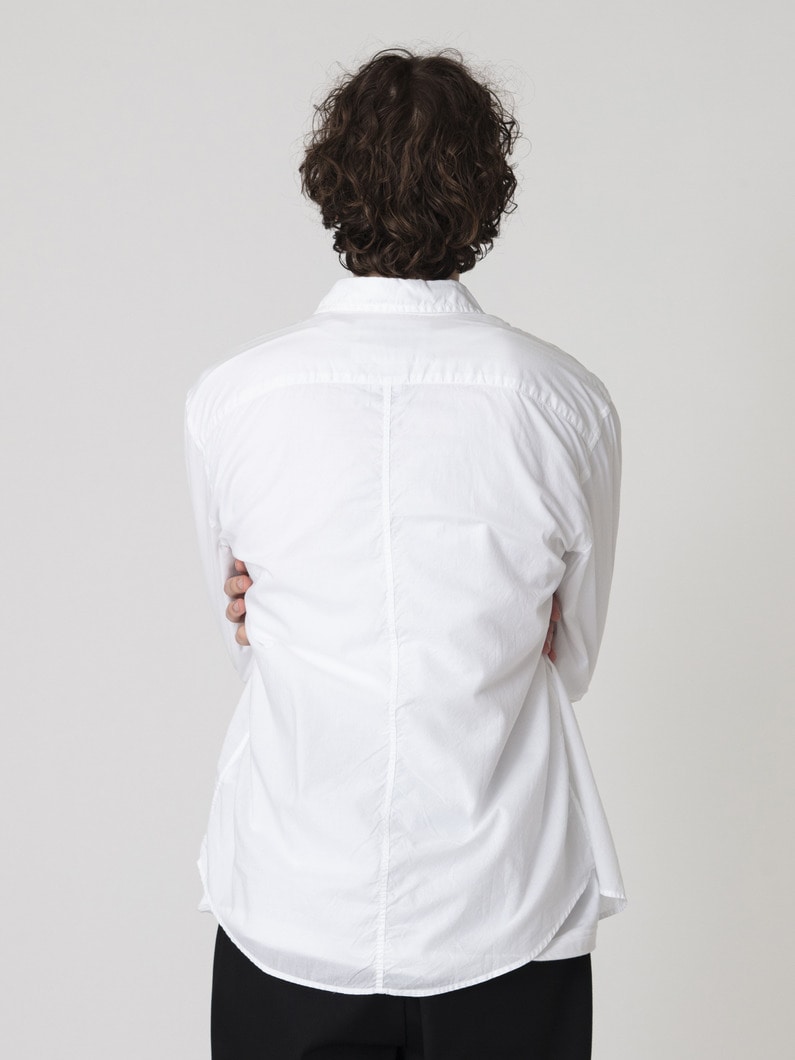 ルーク コアライト ポプリン シャツ 詳細画像 white 3