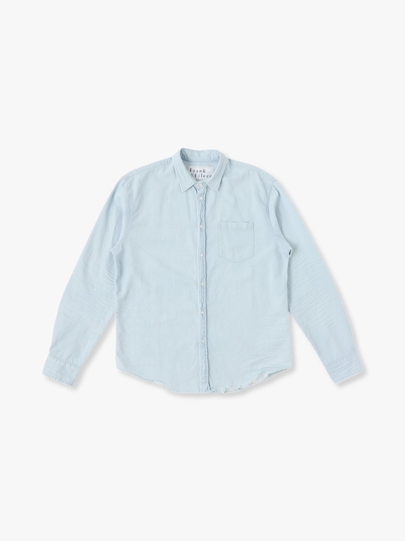 ルーク ストーンウォッシュ インディゴ TBTD シャツ 詳細画像 light blue 4