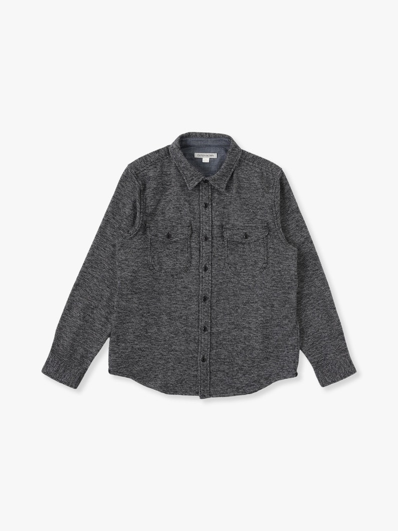 Blanket Shirt（green/multi） 詳細画像 black 2