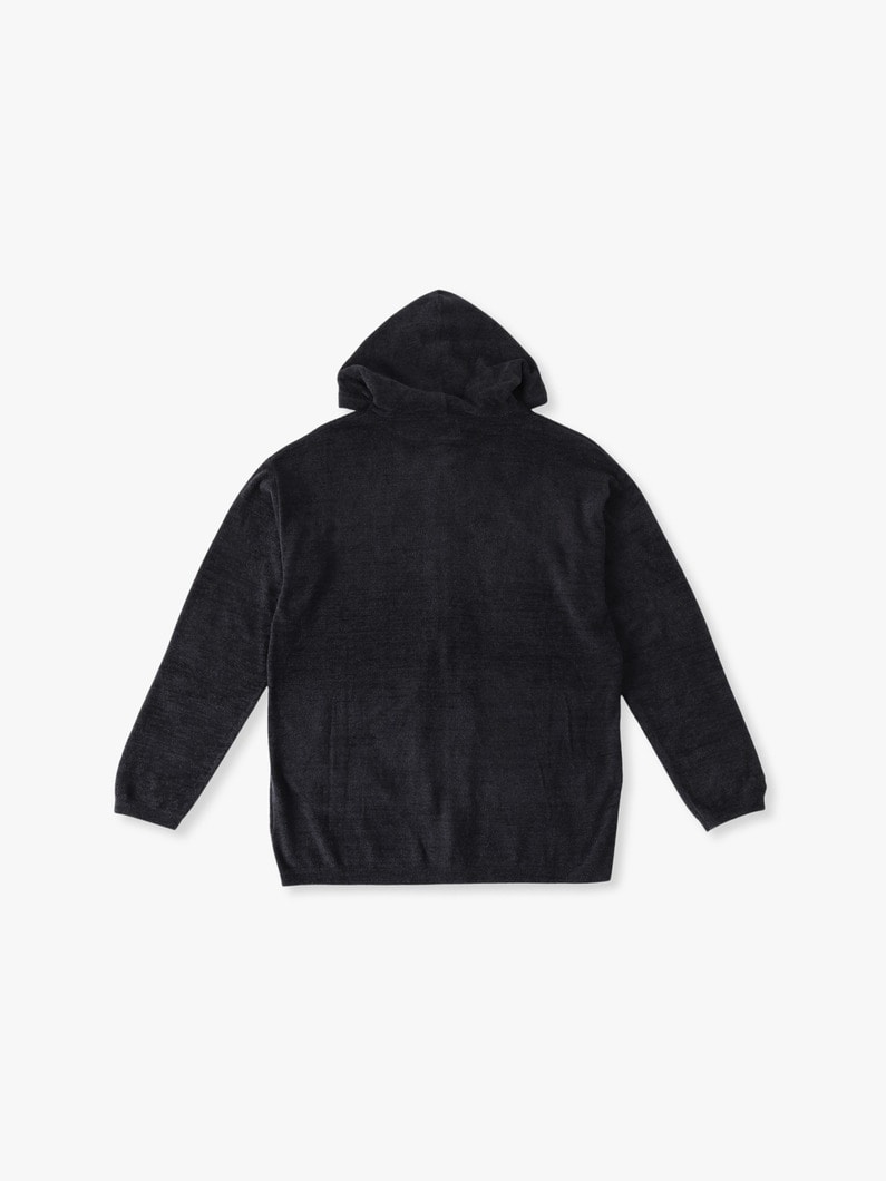 コージーシックウルトラライト エンブロイダリー ジップフーディー 詳細画像 black 1