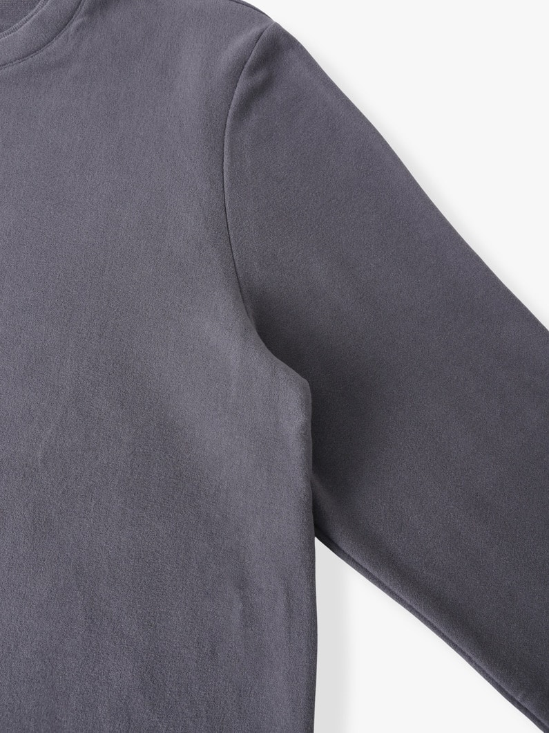 ブラッシュ フリース スプリットネック プルオーバー 詳細画像 charcoal gray 2