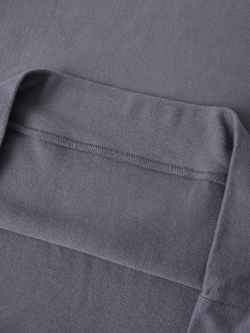 ブラッシュ フリース スプリットネック プルオーバー 詳細画像 charcoal gray 4