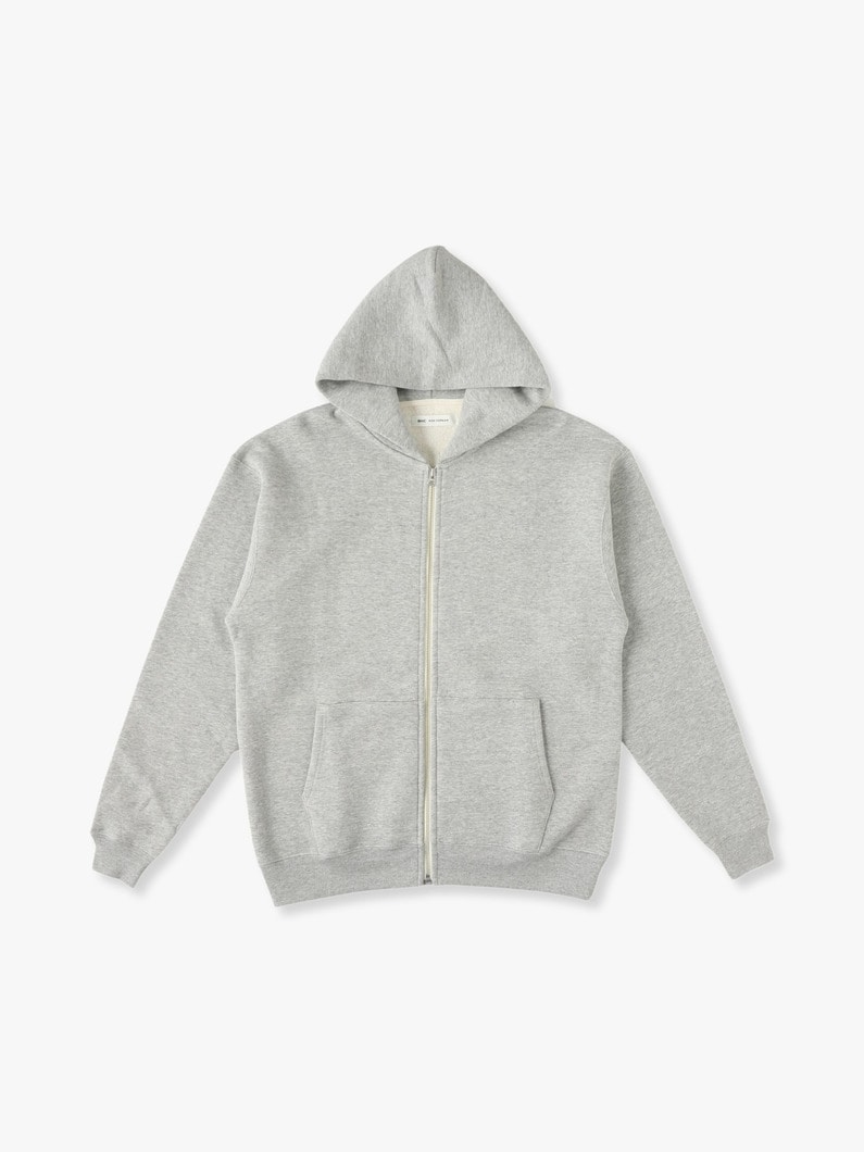 Basic Sweat Zip Hoodie 詳細画像 gray 2