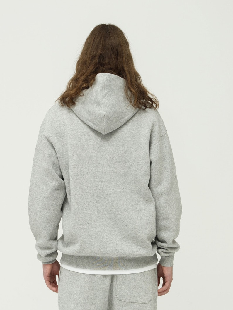 ベーシック スウェットジップフーディー 詳細画像 gray 4