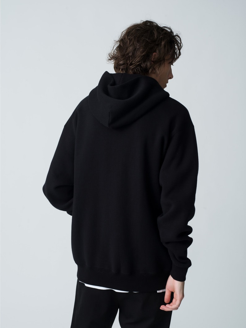 Basic Sweat Zip Hoodie 詳細画像 black 3