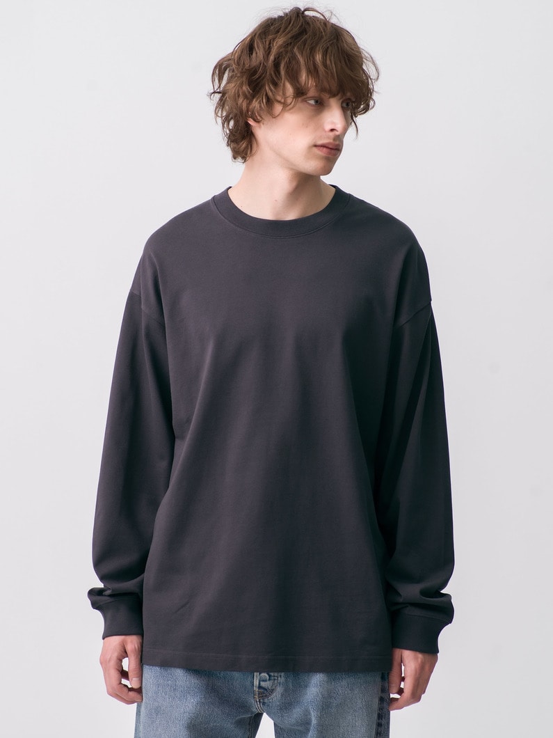 Basic Long Sleeve Tee 詳細画像 charcoal gray