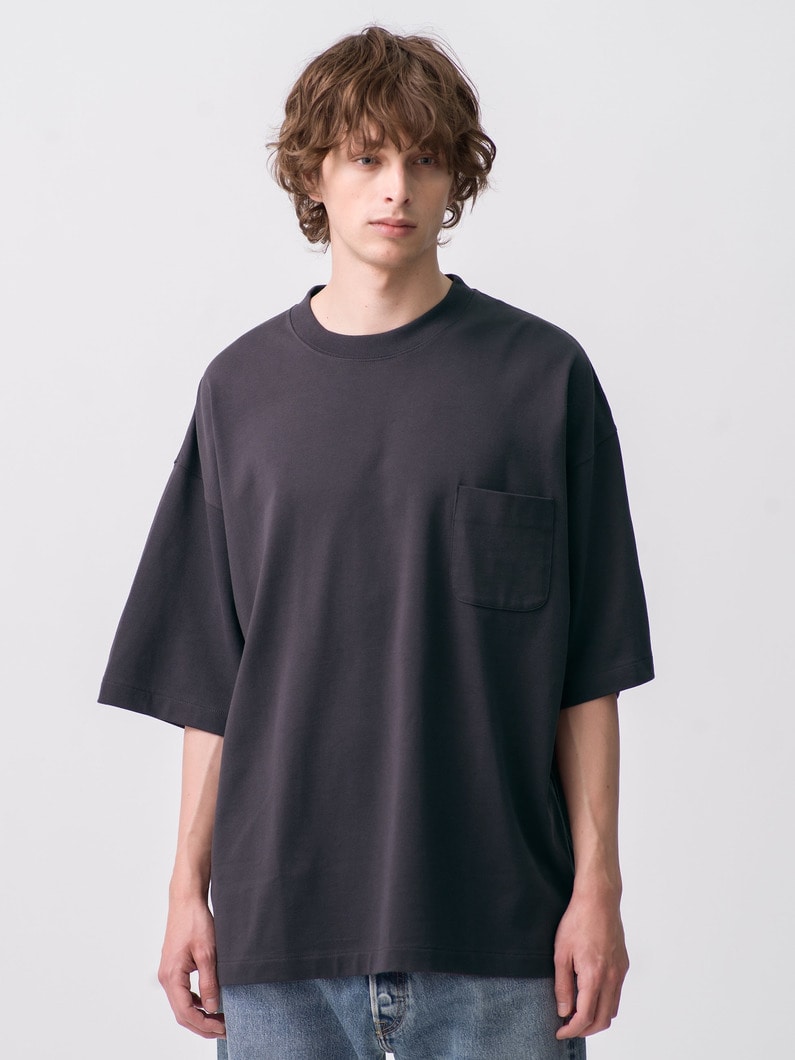 Ｗide Pocket Tee 詳細画像 charcoal gray