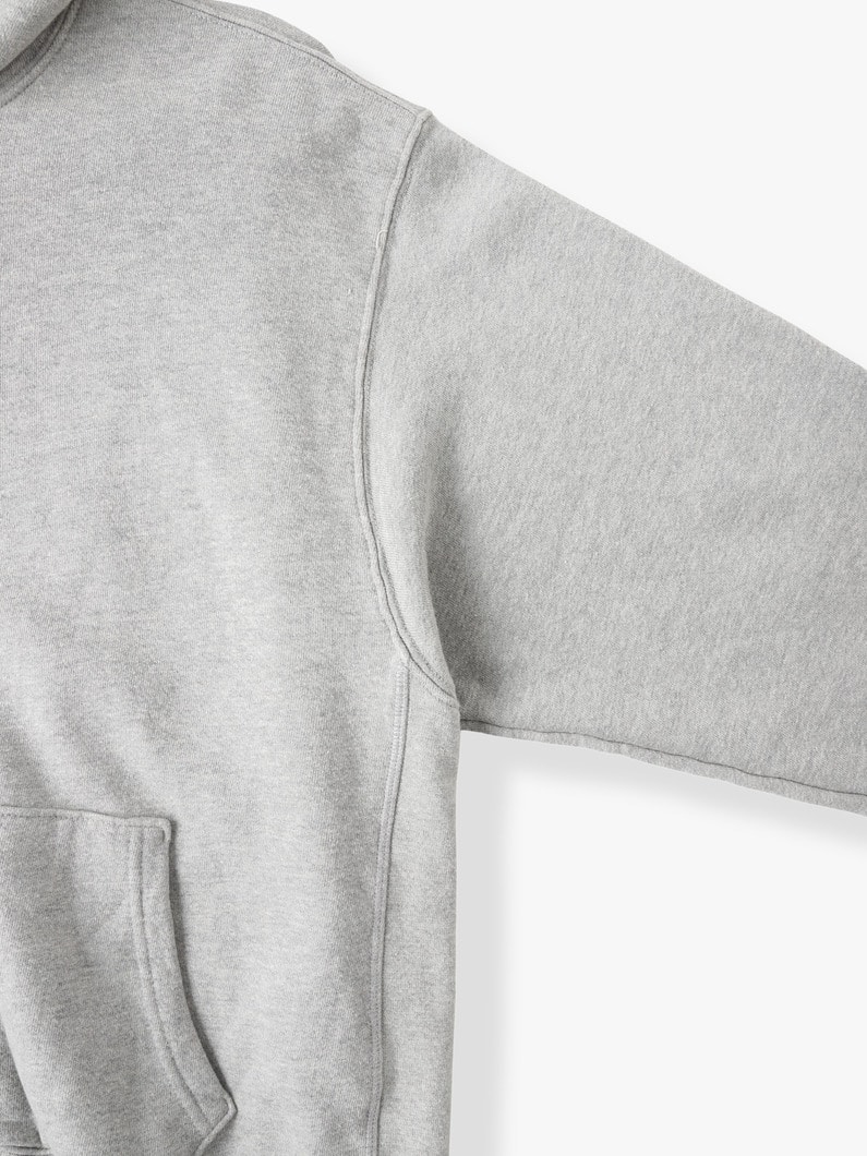 Cropped Sweat Zip Hoodie 詳細画像 gray 2