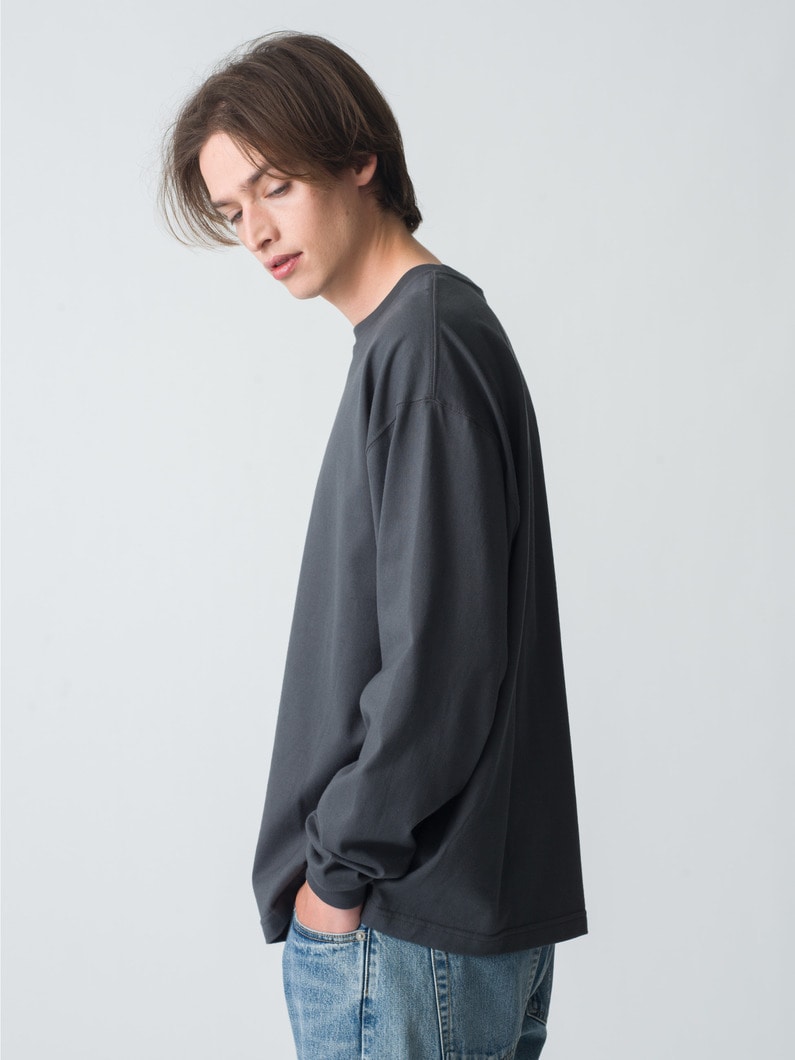 スタンダード ワイドフィット ロングスリーブティー 詳細画像 charcoal gray 2