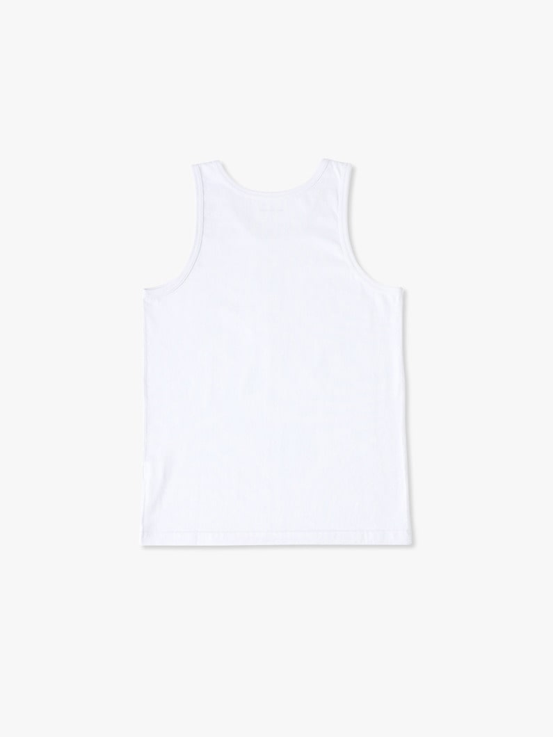 スタンダード レギュラーフィット タンクトップ 詳細画像 white 1